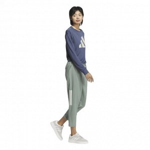Adidas Long Sleeve Graphic T-Shirt - лонгслив с лого - Blue Gray