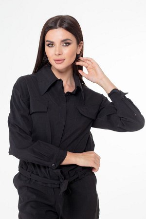 Жакет Жакет ANELLI 875-1 черный 
Состав: Вискоза-13%; ПЭ-75%; Хлопок-12%;
Сезон: Весна-Лето
Рост: 164

Блузон прямого силуэта, однобортный с потайной застежкой на пуговицы, отлажным воротником на сто