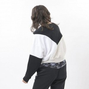 New Balance Color Blocked Sweat Crew - укороченная толстовка с контрастными блоками