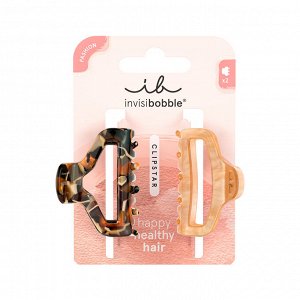 Заколка-крабик invisibobble CLIPSTAR Golden Roar (размер М), 2 шт.