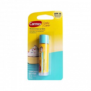 Бальзам для губ Carmex капкейк SPF 15 в стике
