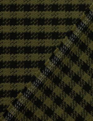 Ткань Клетка мелкая "Венеция" хаки col.5 диз. 8