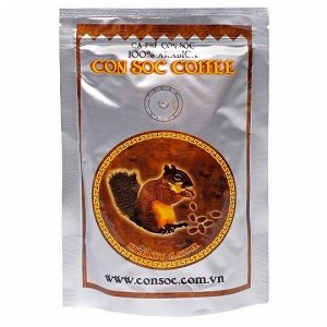 Кофе молотый ConSoc ARABIKA Huzelnut Flavour,Brown ,"Белочка" 500г, Вьетнам