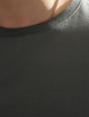 Футболка slim fit  из премиального хлопка с эластаном