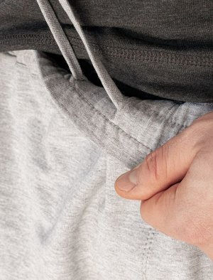 Шорты из тонкого футера с эластаном