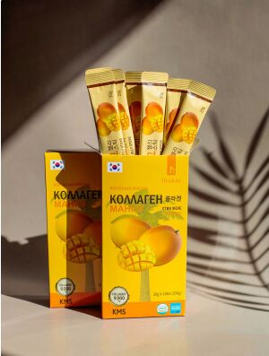 Jinskin Желе коллагеновое с манго K-Beauty Collagen Mango Jelly Sticks набор 20г*10шт