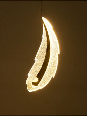 Люстра потолочная BayerLux Therese, 14 Вт, LED, 4000-6000К, золото, 35x13x13 см