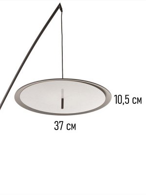 Торшер напольный BayerLux «Баланс», LED, 24 Вт, 3000-6000К, черный, 138x50x210 см