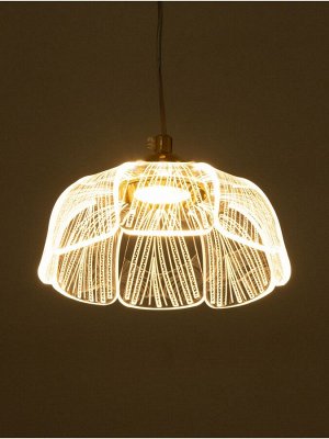 Люстра потолочная BayerLux Tanja, 6 Вт, LED, 4000-6000К, золото, 16x16x10 см
