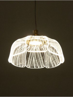 Люстра потолочная BayerLux Tanja, 6 Вт, LED, 4000-6000К, золото, 16x16x10 см