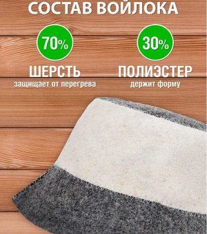 Шапка Панама банная Hot Pot, войлок