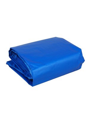 Тент защитный, 6x4 м, плотность 180 г/м², УФ, люверсы шаг 1 м, синий