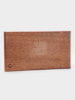 Доска разделочная деревянная Magistro, 40x22x3 см, цельный массив бука
