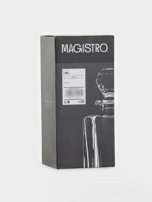Штоф Magistro «Краун», 800 мл, 11.36x9.89x25.9 см, стекло, прозрачный