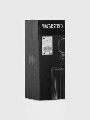 Штоф Magistro «Плуто», 800 мл, 9.97x9.97x27.5 см, стекло, прозрачный