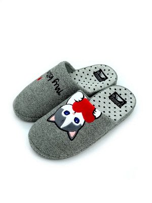 Тапочки женские с надписью My kitten
