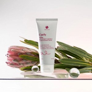 Гель для укладки с эффектом мокрых волос сильная фиксация Adricoco Curly Gel, 100 мл