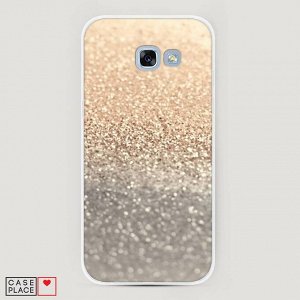 Силиконовый чехол Песок золотой рисунок на Samsung Galaxy A5 2017