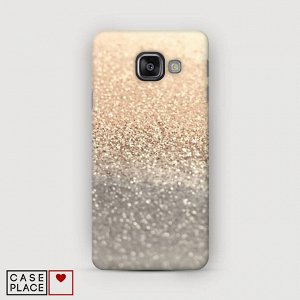 Пластиковый чехол Песок золотой рисунок на Samsung Galaxy A5 2016