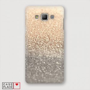 Пластиковый чехол Песок золотой рисунок на Samsung Galaxy A5