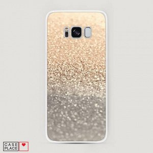 Силиконовый чехол Песок золотой рисунок на Samsung Galaxy S8