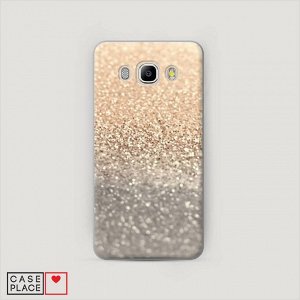 Пластиковый чехол Песок золотой рисунок на Samsung Galaxy J5 2016