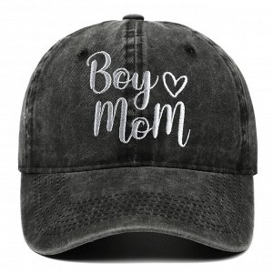 Кепка, бейсболка универсальная, регулируемая BOY MOM