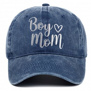 Кепка, бейсболка универсальная, регулируемая BOY MOM