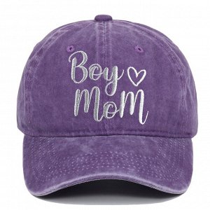 Кепка, бейсболка универсальная, регулируемая BOY MOM