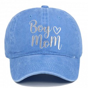 Кепка, бейсболка универсальная, регулируемая BOY MOM