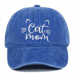 Кепка, бейсболка универсальная, регулируемая CAT MOM