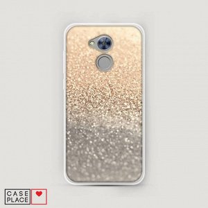 Силиконовый чехол Песок золотой рисунок на Huawei Honor 6A