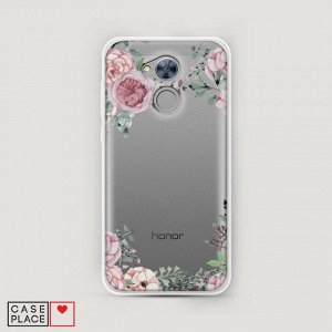 Силиконовый чехол Нежные розы акварель на Huawei Honor 6A