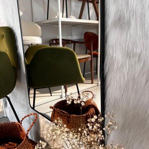 Зеркало 165 с металлической рамой