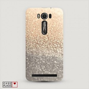 Пластиковый чехол Песок золотой рисунок на Asus Zenfone 2 Laser ZE500KL