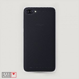 Силиконовый чехол Зрительный обман черный на Asus Zenfone 4 Max ZC554KL