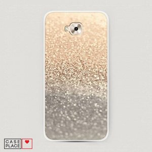 Силиконовый чехол Песок золотой рисунок на Asus Zenfone 4 Selfie ZD553KL