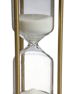 Песочные часы, на 30 минут, 7x16 см, металлические, медные