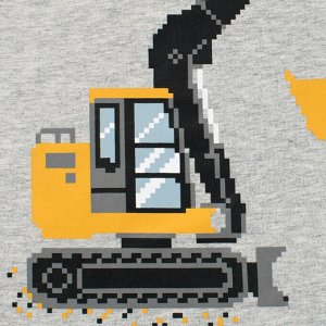 Детская хлопковая футболка с принтом