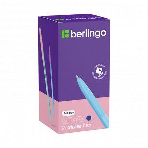 Ручка шариковая Berlingo ""Tribase haze"" синяя, 0,7мм