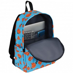 Рюкзак Berlingo Casual ""Pumpkin"" 39,5*27*13см, 1 отделение, 3 кармана, уплотненная спинка