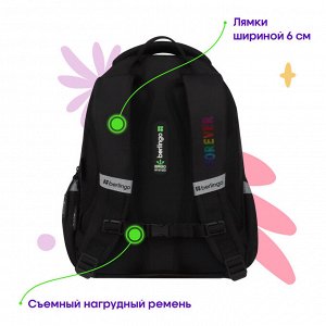 Рюкзак Berlingo Modern ""Holographic"" 38*30*18см, 3 отделения, 2 кармана, эргономичная спинка