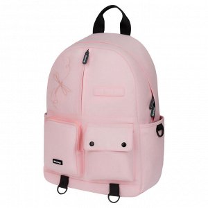 Рюкзак Berlingo Urban ""Pink dragonfly"" 40,5*30*13,5см, 1 отделение, 6 карманов, уплотненная спинка