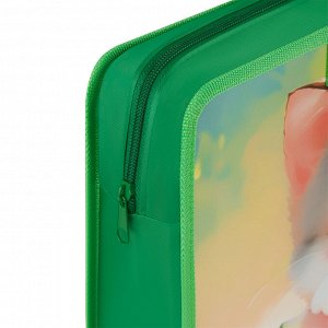 Папка с ручками А4 ArtSpace ""Watercolor kitten"", пластик, на молнии, 70мм