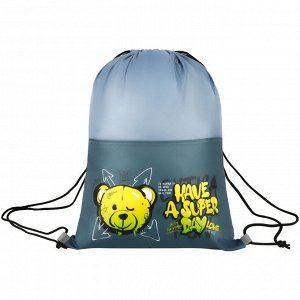 Мешок для обуви 1 отделение ArtSpace ""Bear"", 340*420мм