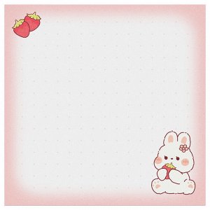 Блок для записей MESHU ""Sweet mood"", 8,5*8,5см, 100л., на склейке
