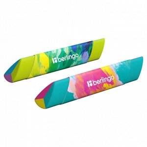 Ластик Berlingo &quot;&quot;Collision XS&quot;&quot;, треугольный, скошенный, термопластичная резина, 80*15*15мм, ассорти