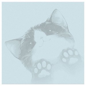 Блок для записей MESHU &quot;&quot;Cuteness&quot;&quot;, 8,5*8,5см, 100л., на склейке