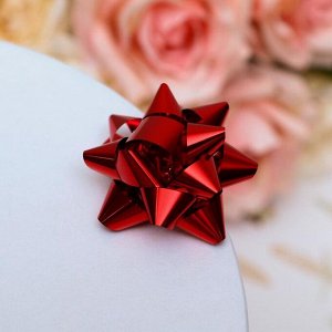 Бант - звезда №4.3, набор 54 шт., ассорти