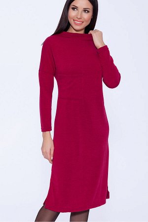 #53853 Платье Бордовый